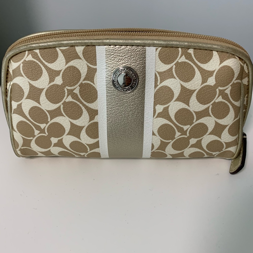 Coach cosmetic bag